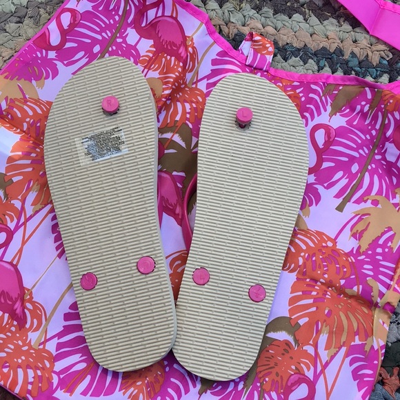 Sandals with Shopping bag Flamingos - Picture 2 of 3